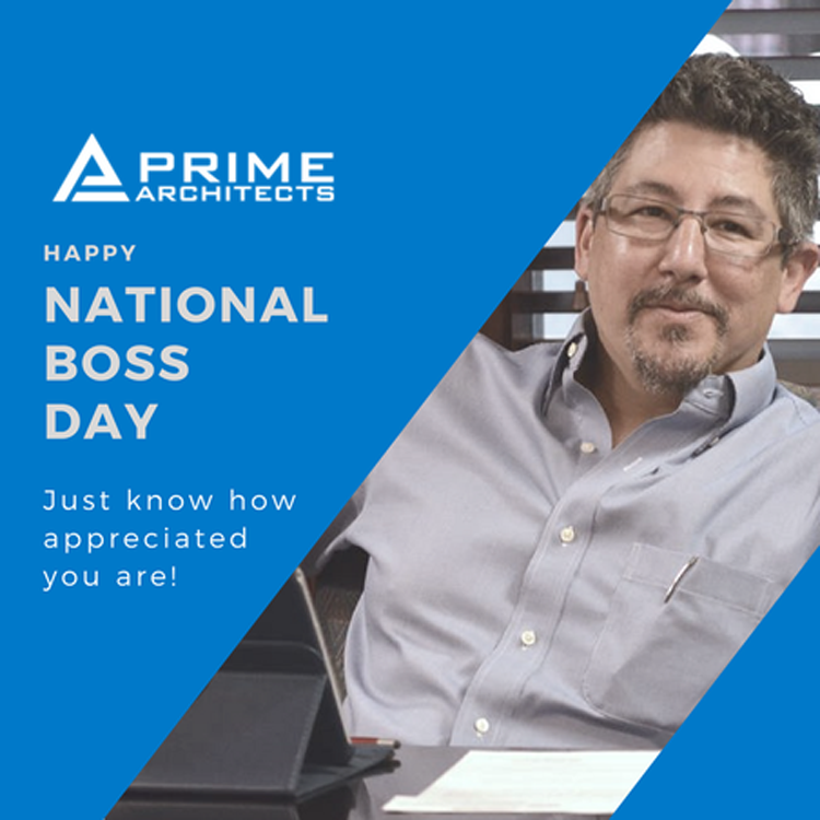 Happy National Boss Day - Gene Lavastida, President of Prime Architects